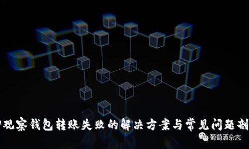 TP观察钱包转账失败的解决方案与常见问题剖析
