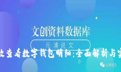 如何有效查看数字钱包明细：全面解析与实用技巧